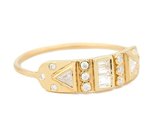 Celine Daoust Diamond Totem Ring