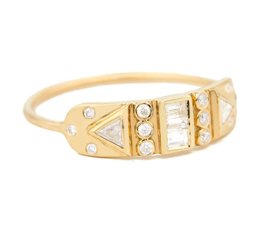 Celine Daoust Diamond Totem Ring