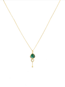 Celine Daoust One of a Kind Green Tourmaline Necklace