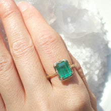 Load image into Gallery viewer, Elisabeth Bell Emerald Ring
