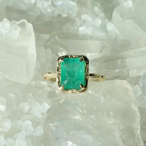 Elisabeth Bell Emerald Ring