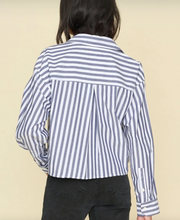 Load image into Gallery viewer, Xirena Morgan Shirt Twilight Stripe
