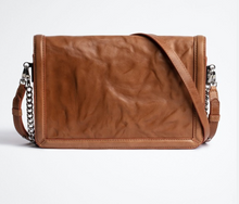 Load image into Gallery viewer, Zadig &amp; Voltaire Rock Novel Polished Vegetable Bag - Tawny
