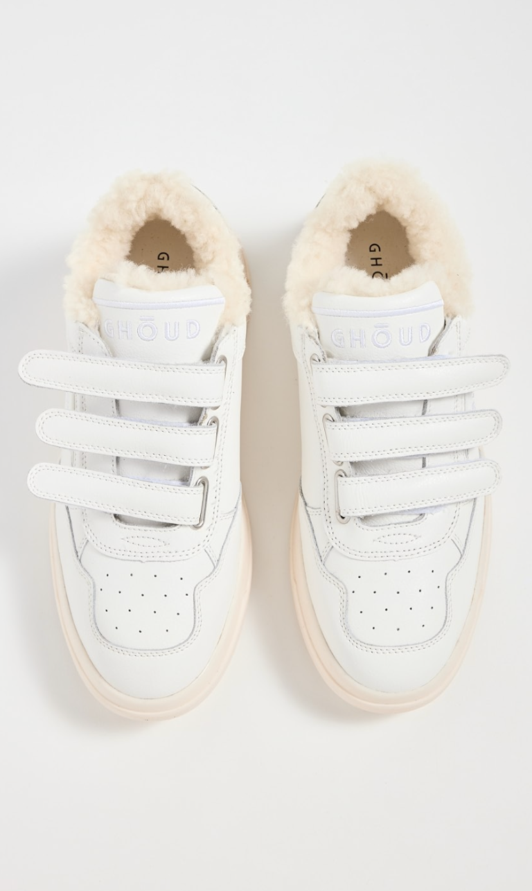 Ghōud Tweener Shearling Sneaker - White