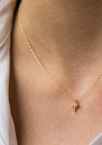 Celine Daoust North Star 14k YG Diamond Necklace