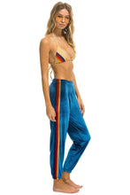 Load image into Gallery viewer, Aviator Nation Classic Velvet Sweatpants - Vintage Blue
