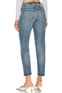 Moussy Avenal Tapered Mid Rise Jeans