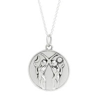 Sterling Silver Necklace - Gemini