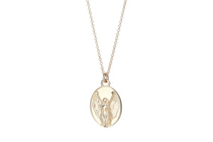 14k Gold Zodiac Necklace - Virgo