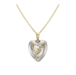 Dru Jewelry Kintsugi Heart Necklace