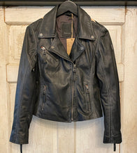 Load image into Gallery viewer, Mauritius Black Star Leather Jacket
