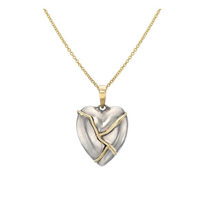 Dru Jewelry Kintsugi Heart Necklace