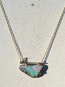Elisabeth Bell Opal Thorn Necklace