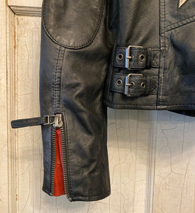 Mauritius Black Star Leather Jacket