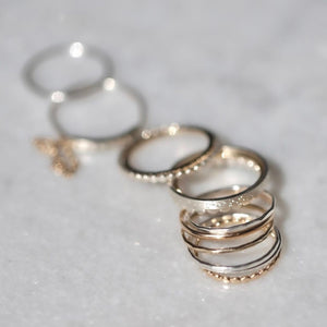 Christina Kober 14k Gold Sparkle Ring
