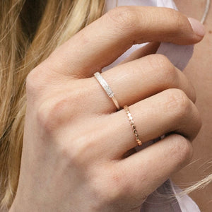 Christina Kober Sterling Silver Sparkle Ring