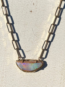Elisabeth Bell Opal Willow Branch Necklace