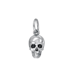 Dru Baby Skull Necklace Sterling Silver