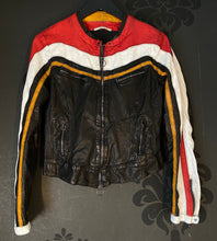 Load image into Gallery viewer, Artico Red Leather Motorcycle Jacket

