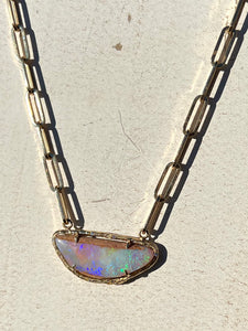 Elisabeth Bell Opal Willow Branch Necklace