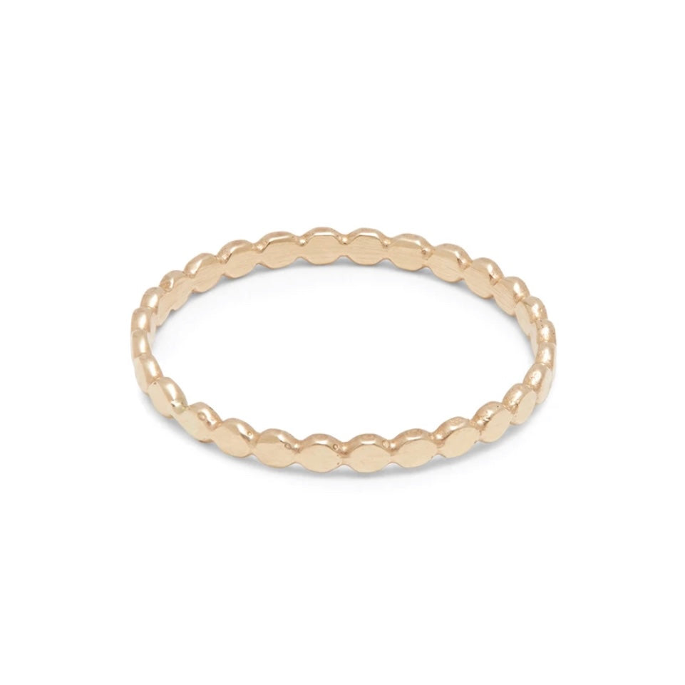 14k Gold Sparkle Ring