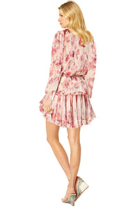 Misa Los Angeles Lorena Dress, Abstract Rose Floral
