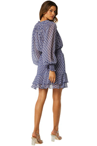 Misa Los Angeles Almaha Dress, Majorelle Lapis Tile