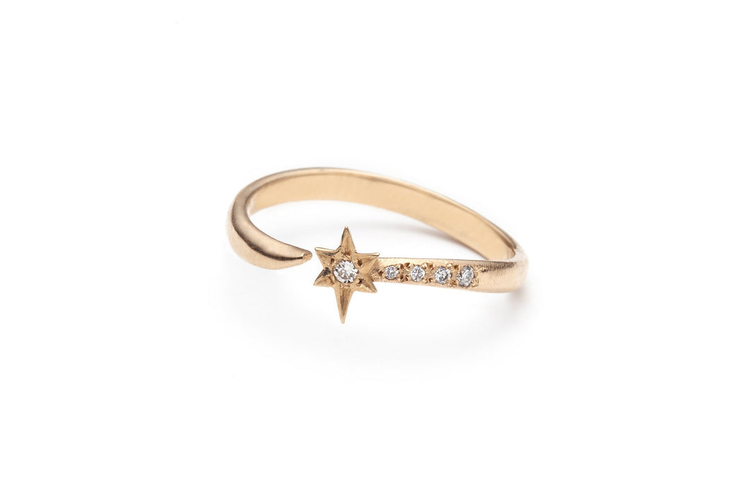 Sofia Zakia Falling Star Ring