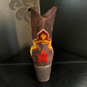 Marco Delli Flash Boots - Chocolate Brown Suede (Ebano)
