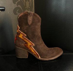 Marco Delli Flash Boots - Chocolate Brown Suede (Ebano)
