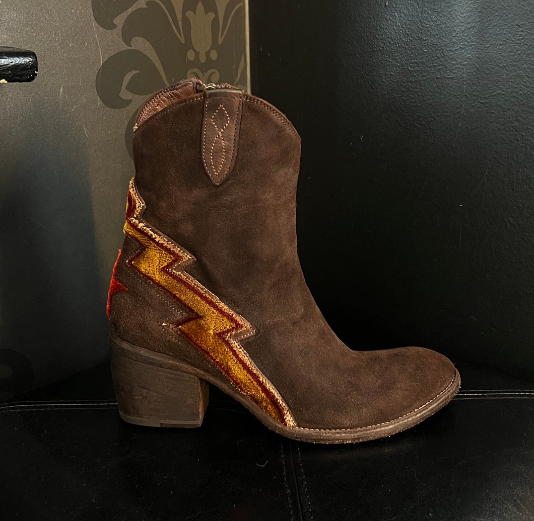 Marco Delli Flash Boots - Chocolate Brown Suede (Ebano)