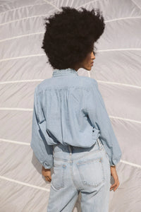 Trovata Sarah B Henley Chambray