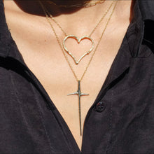 Load image into Gallery viewer, Elisabeth Bell Willow Branch Heart Necklace
