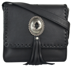 JJ Winters Lennon Messenger Bag - Silver Concho