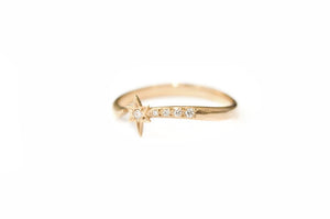 Sofia Zakia Falling Star Ring